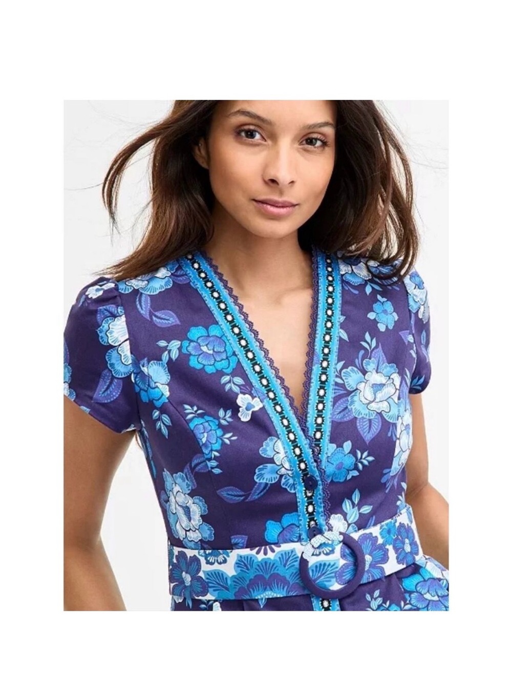 Adrianna Papell Floral Boho Romper - Picture 8 of 9